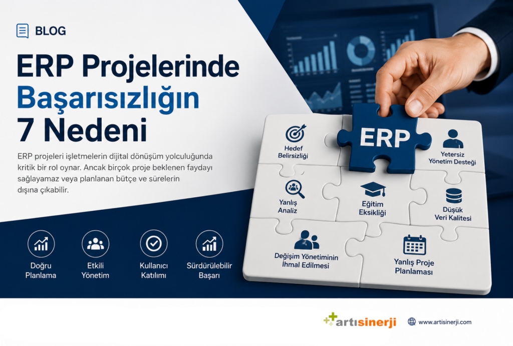 Logo ERP projelerinde basarisizlik nedenleri ve cozumleri - Arti Sinerji