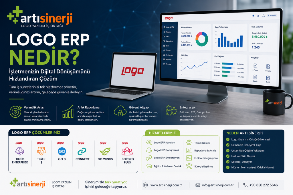 Logo ERP nedir? Artı Sinerji Logo Yazılım İş Ortağı